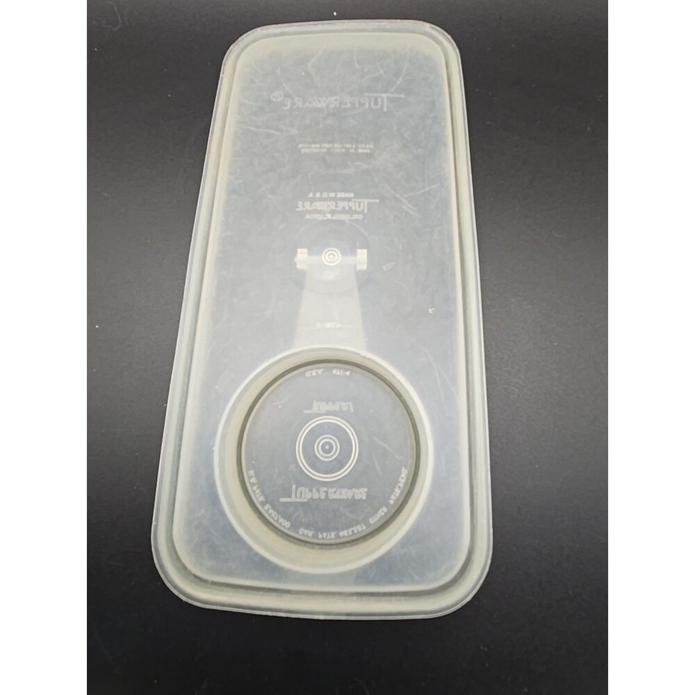 8.5"x4" Tupperware 470 Replacement Lid for Cereal Keeper & 471 Flip Lid Clear